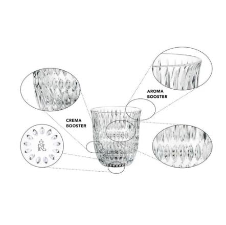 Ethno Barista Cappuccino Glasses 235ml, Set of 2