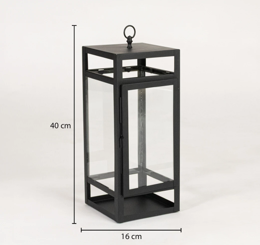 Mesa Metal Lantern - Black