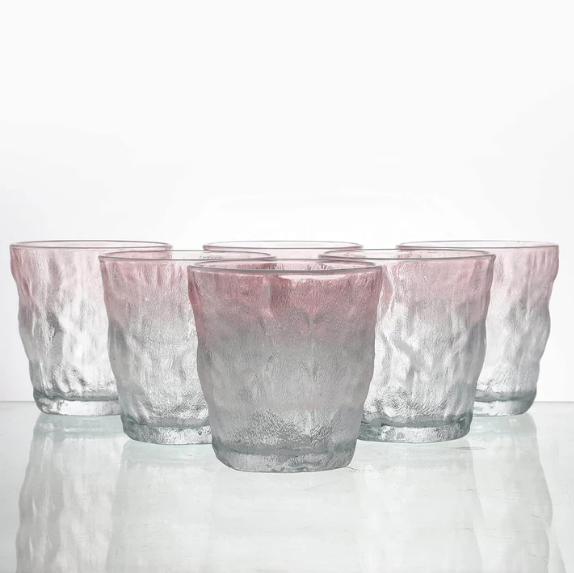 Pink Glacier Frosted Glass - 260 ml