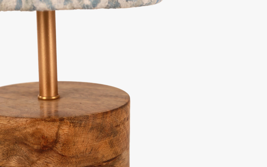 Flake Table Lamp Blue