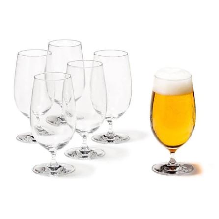 Ciao Beer Glasses 390ml, Set of 6