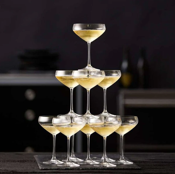 Juvel Champagne Bowls 340ml, Set of 4