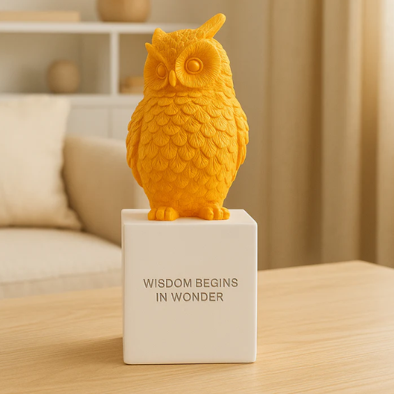 Wise Owl Guardian of Good Fortune - Symbol of Fortune & Protection for Indian Homes