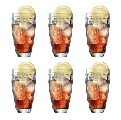 Brindisi Long Drink Glasses 370ml, Set of 6