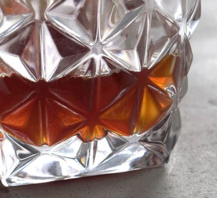 Crystal Diamond Cut Glass