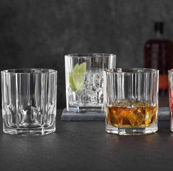 Aspen Whiskey Tumblers 324ml, Set of 4