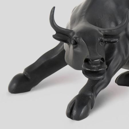 Surreal Charging Bull