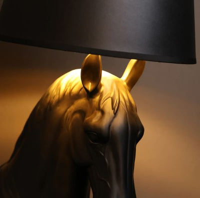 Majesticstride horse lamp console