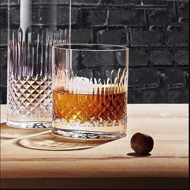Diamante Whiskey Tumblers 380ml, Set of 6