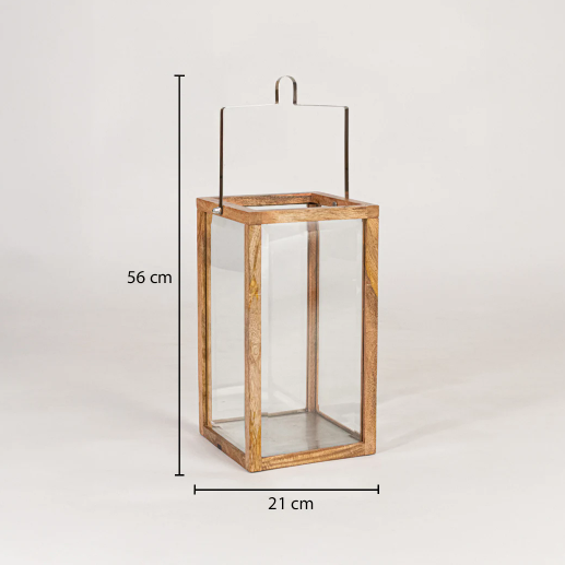 Ingrid Wood Lantern