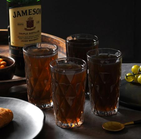 Etch -Tumbler Highball Glasses