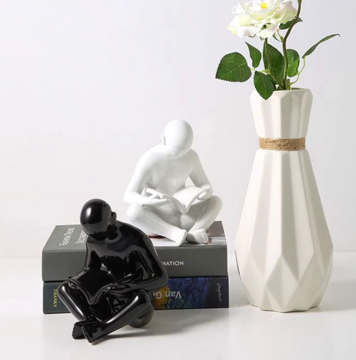 reading bookend decor