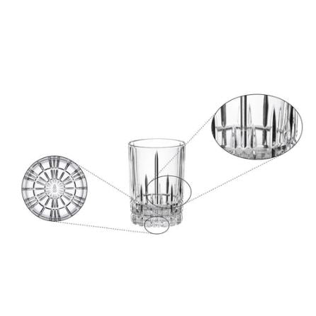 Perfect Serve Long Drink Glasses Small 240ml, Set of 4