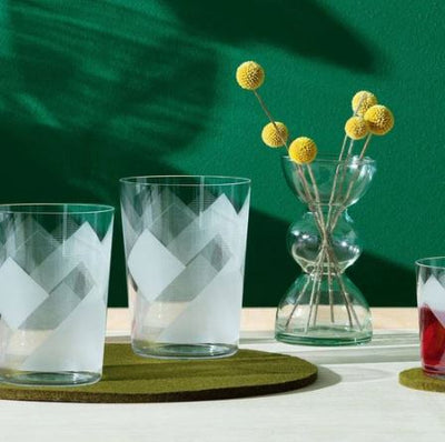Peaks Tumblers 560ml, Set of 4 - Graphite