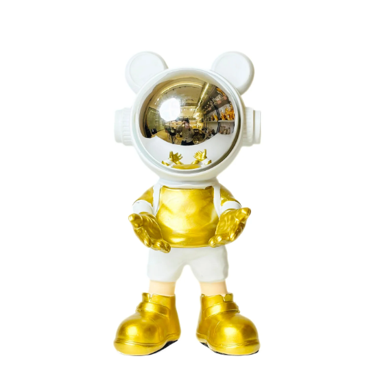 Opulent Astronaut Light Ball Showpiece