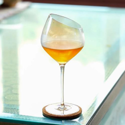 Slanting Pearl Wine Goblet - Set Of 2