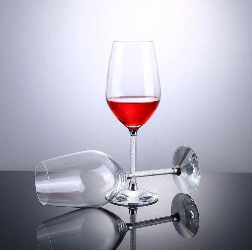 Swarovski Stem Crystal Wine Glass - Set of 2
