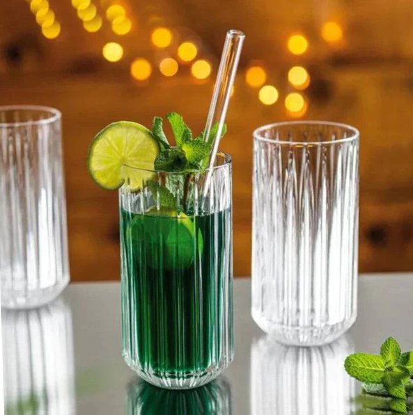 Jules Long Drink Glasses 375ml, Set of 6