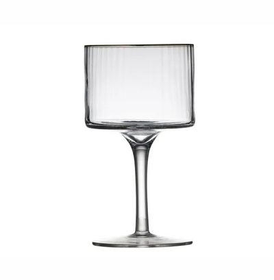 Palermo Gold Vintage Gin & Tonic Glasses 320ml, Set of 4