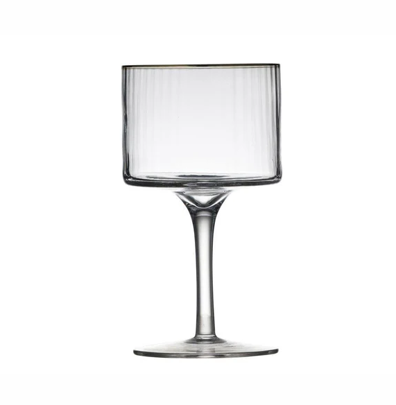 Palermo Gold Vintage Gin & Tonic Glasses 320ml, Set of 4