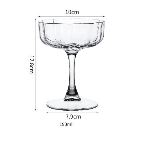 Blooming Coupe Glass - Set Of 6