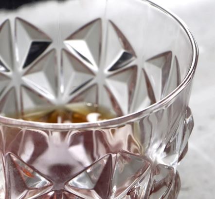 Crystal Diamond Cut Glass