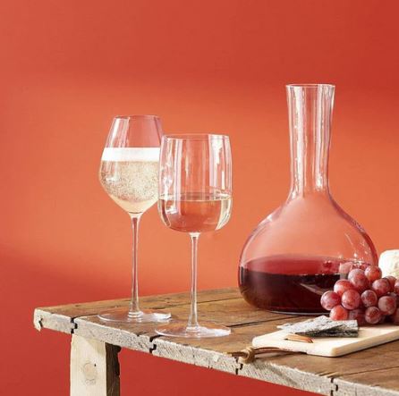 Borough Tulip Champagne Glasses 285ml, Set of 4