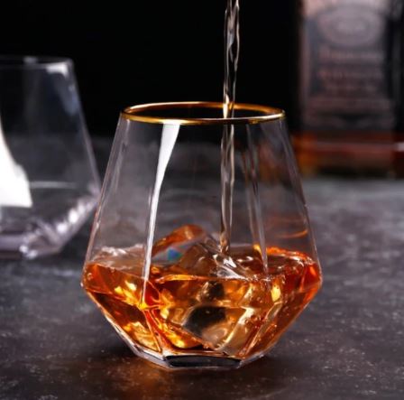 Minimalist Diamond Glasses