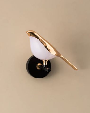 Aves Sitting Bird Wall Sconces