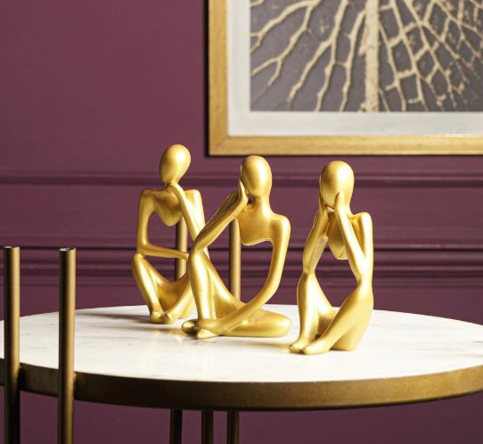 Abstract Thought Thinker Accent (Set of 3)