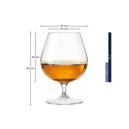 Ciao Cognac Glasses 400ml, Set of 6