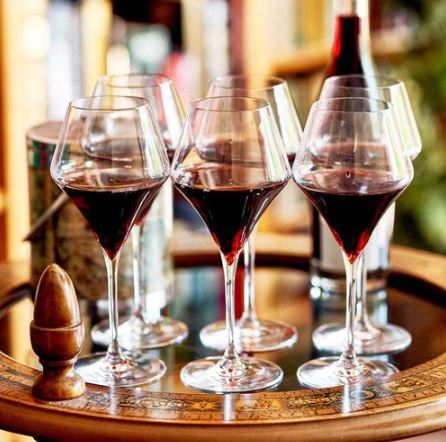 Aram Red Wine Glasses 500ml, Set of 6