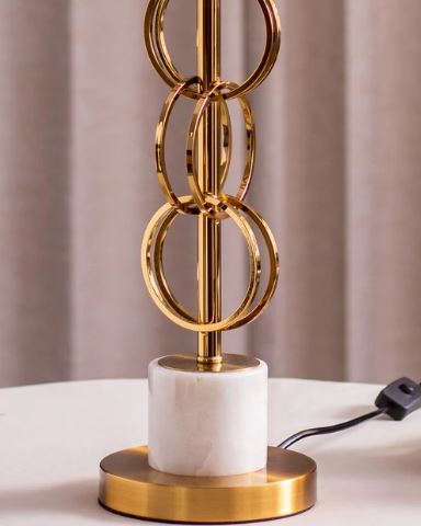 'Gleaming Circlets' Table Lamp