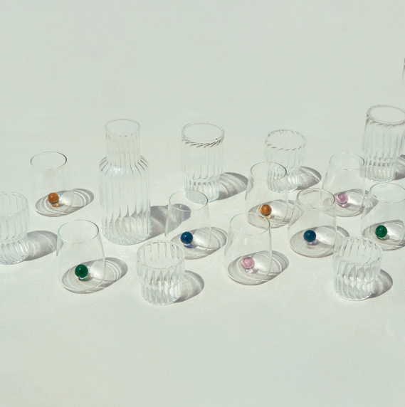 Handblown Drinking Glass - Emerald (Set Of 2)