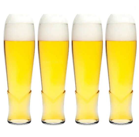 Crimson Beer Glass (Pack Of 4)