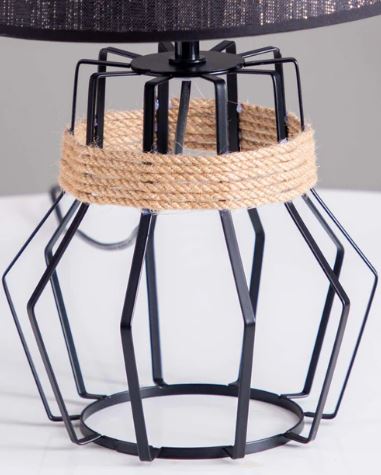 Ebony Table Lamp