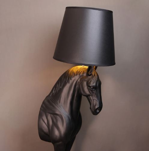 Majesticstride horse lamp console