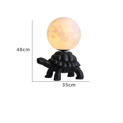 Glow shell turtle decor lamp