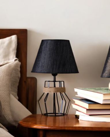 Ebony Table Lamp