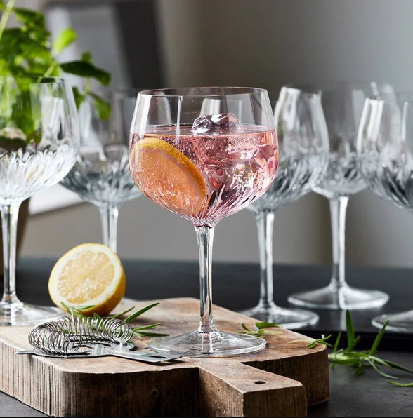 Mixology Spanish Gin & Tonic Glasses 800ml, Set of 6
