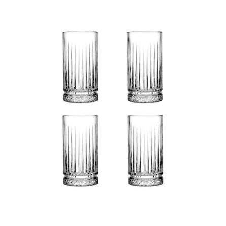 Elysia Long Drink Glasses 280ml, Set of 4