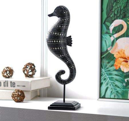 Tribal Tide: African Sea Horse Decor