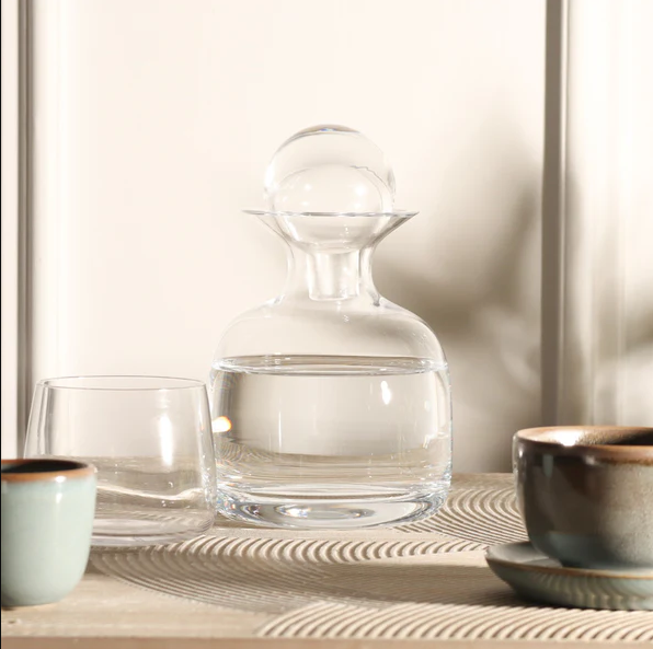 Sarabi Glass Water Carafe 750ml - Clear