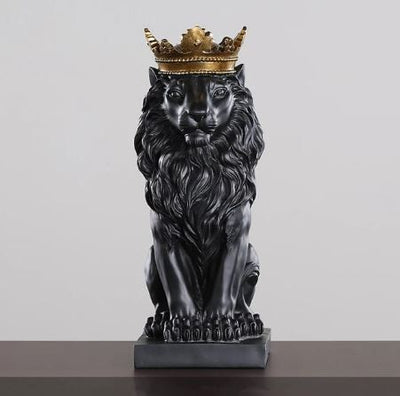 Nordic Minimalist Regal Lion