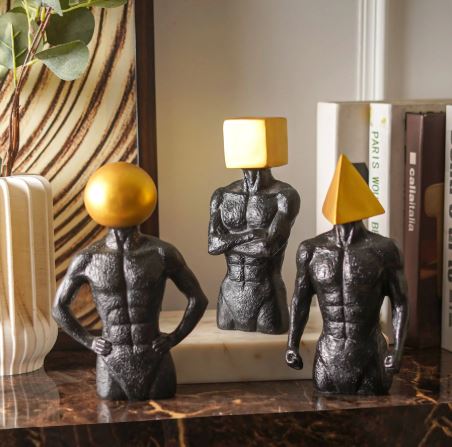 Geometric Marvel: MuscleCraft Accent