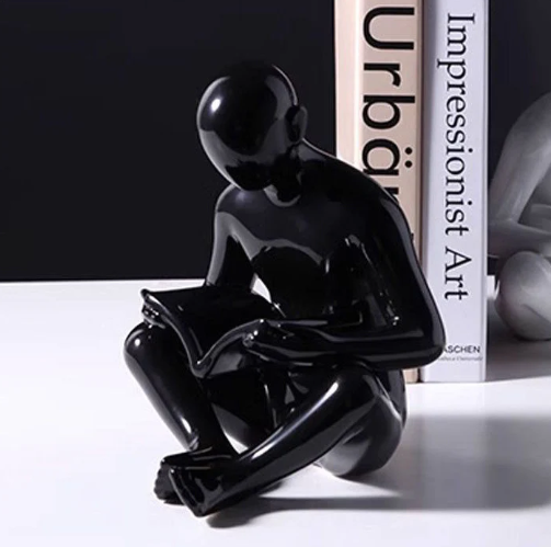 reading bookend decor