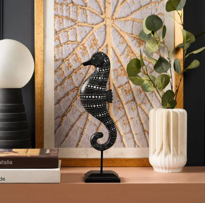 Tribal Tide: African Sea Horse Decor