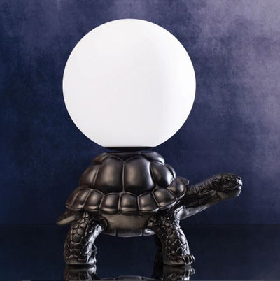 Glow shell turtle decor lamp