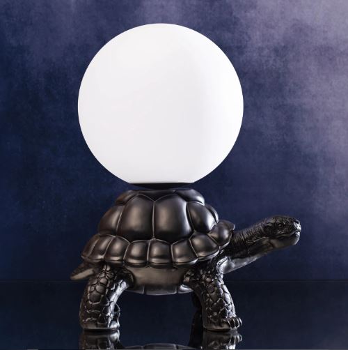 Glow shell turtle decor lamp