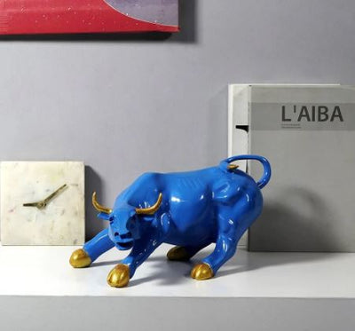 Surreal Charging Bull